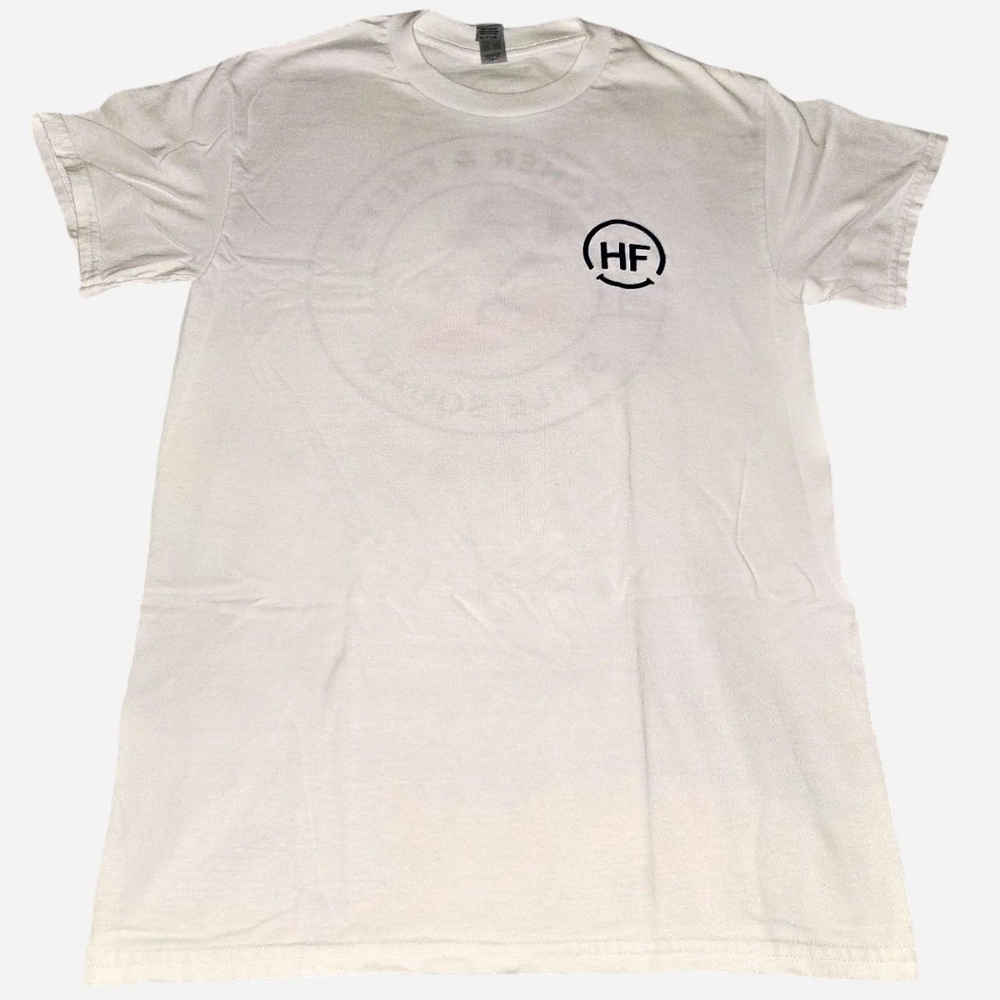 Juniors' Gildan White Short Sleeve Tee
